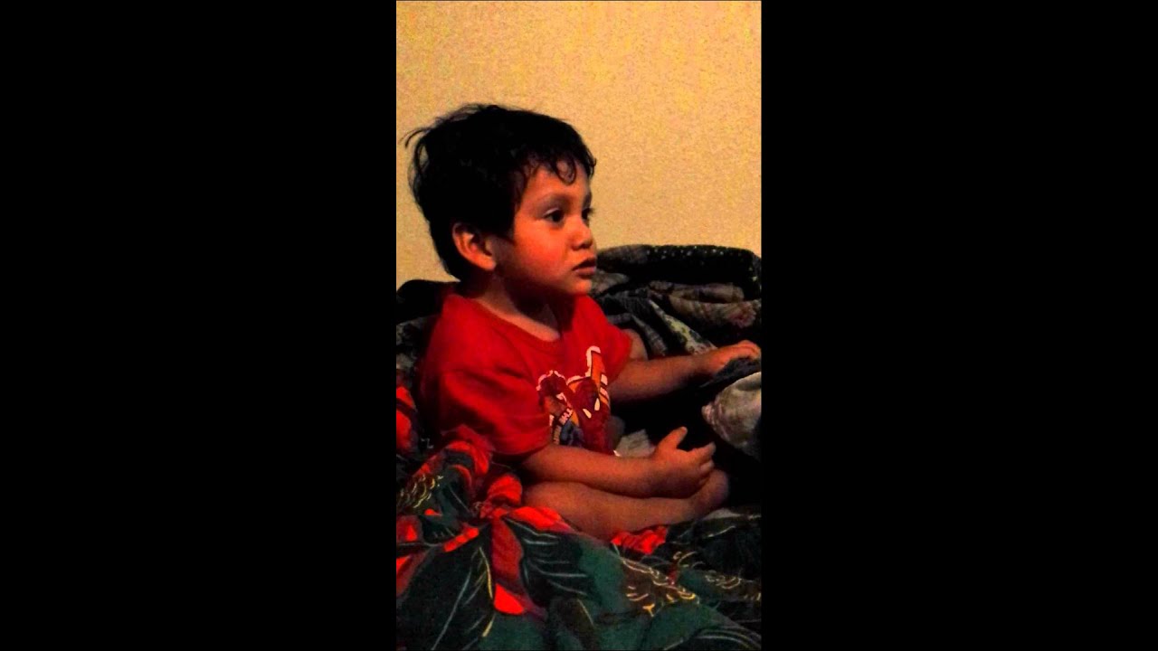 Baby Marco watching Shrek