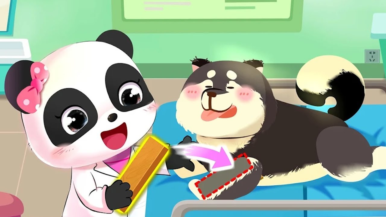 Baby Panda's Pet Care Center | Treat Diseases & Care for Pets | BabyBus Game