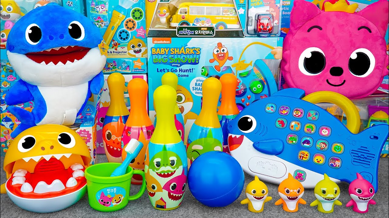 BABY SHARK : 144 min Compilation - Satisfying Unboxing (ASMR)