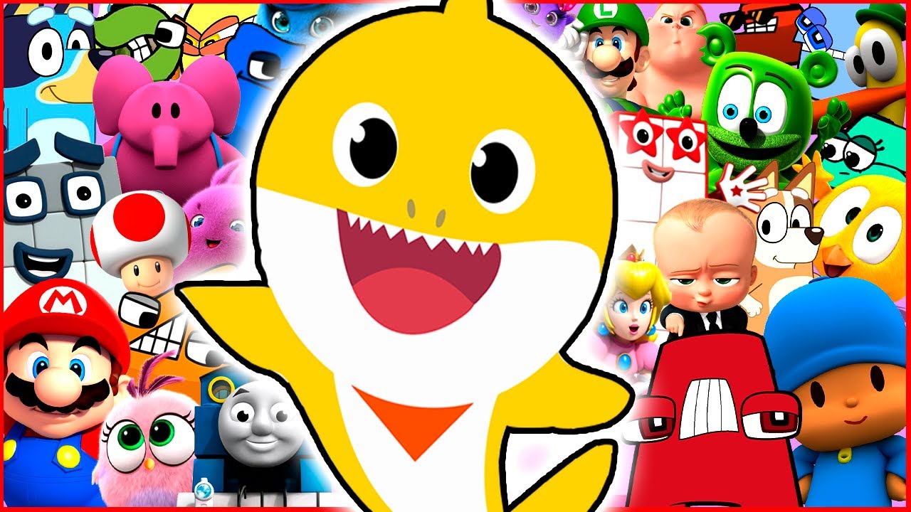 Baby Shark Song (Movies, Games and Series COVER) PART 5 feat. Alphabet Lore