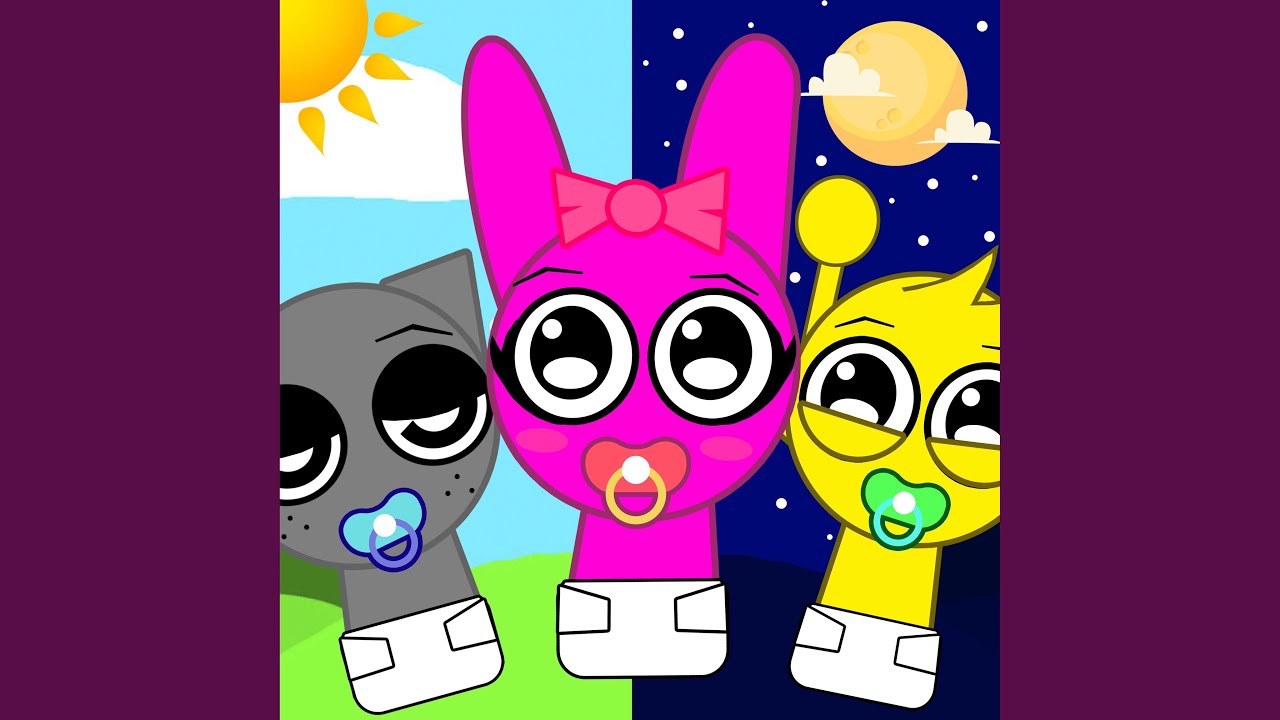 Baby Sprunki: day and night (Incredibox Sprunki Song)