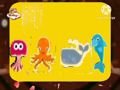 baby tv hd magic lantern match the sea animals at the shadows