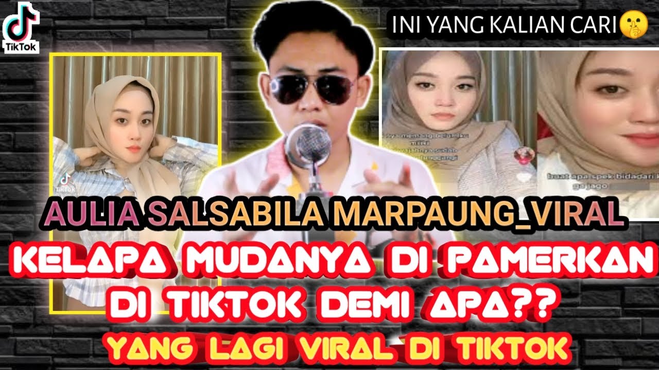 Babycaa666 Yang pamer kelapa muda di tiktok || Aulia Salsabila Marpaung_viral