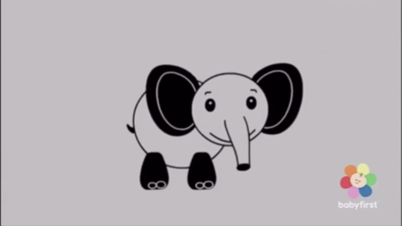 babyfirst black and white elephant 3