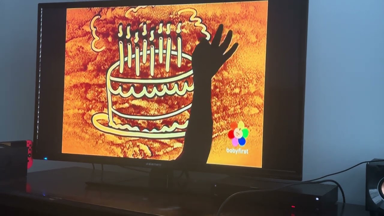 BabyFirst Sandman episode 33 birthday cake and clown