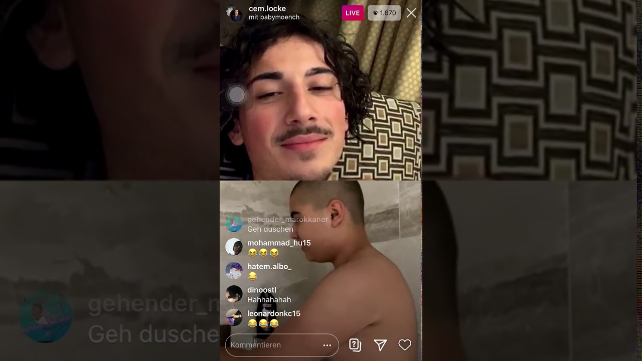 Babymoench kackt und duscht + er zeigt Göt