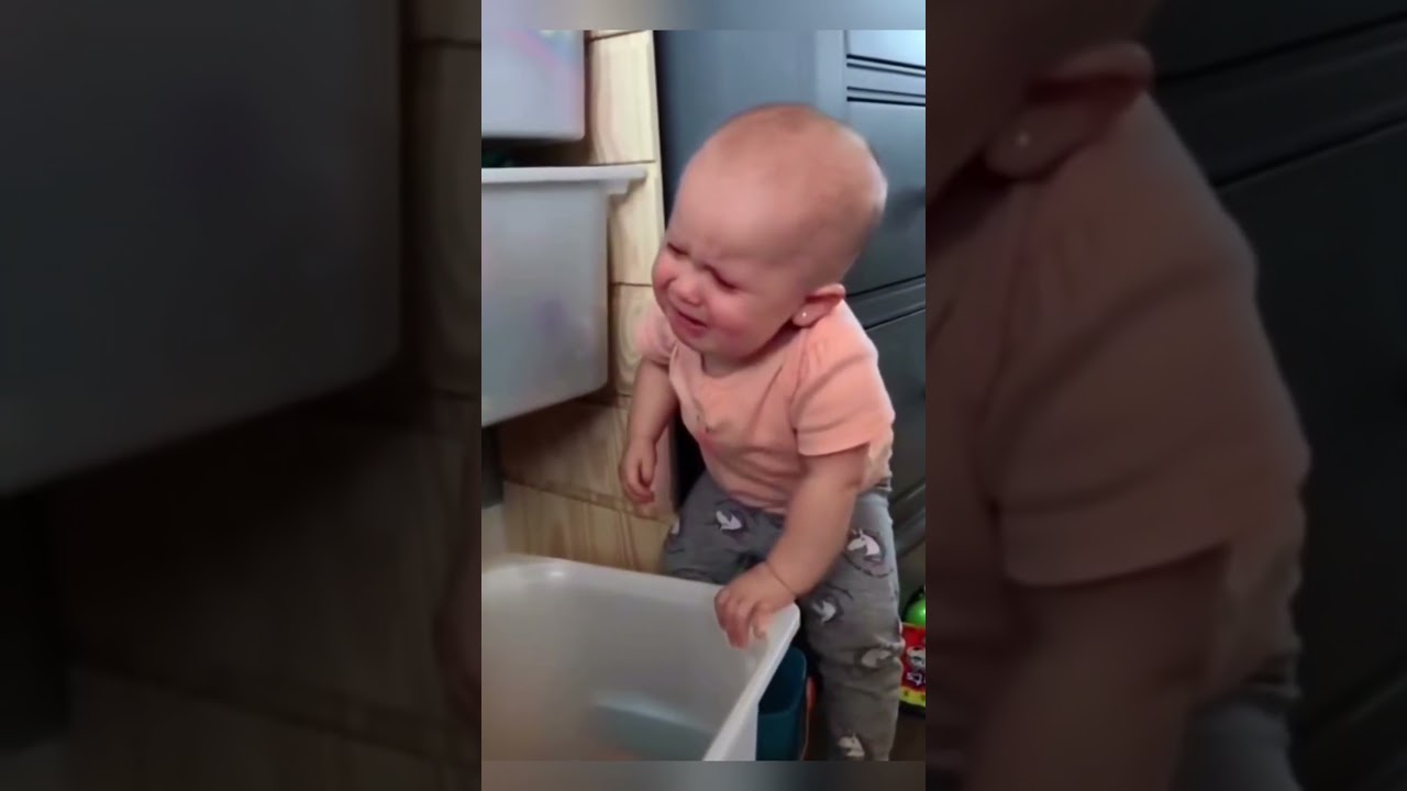 Baby’s Cutest Fake Cry After Mommy Says No – Hilarious! 😂👶 #babydrama