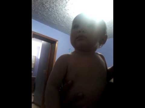 Baby's reaction when daddy gets home