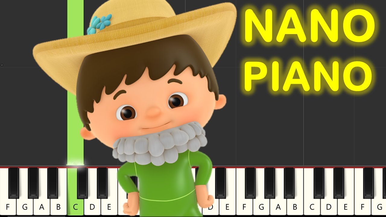 BabyTV - Two Merry Geese Piano Tutorial