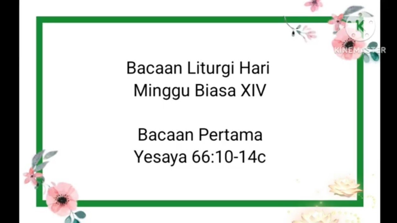 Bacaan Pertama Minggu 6 Juli 2025, Hari Minggu Biasa XIV
