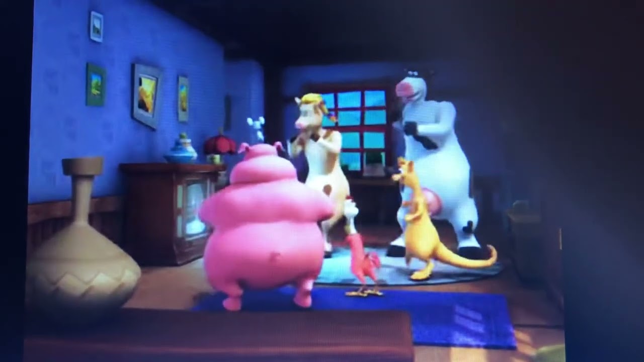 Back in the barnyard arcade of doom