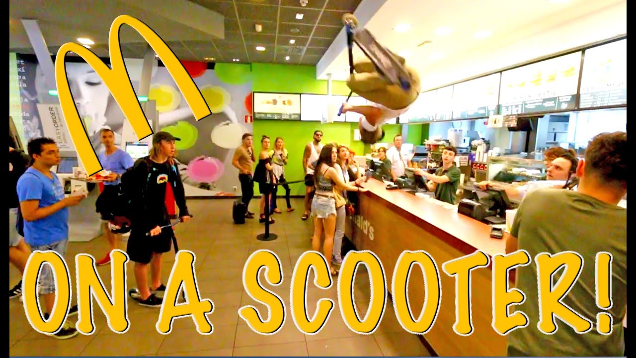 BACKFLIP OFF MCDONALDS COUNTER! (MCFLIP)