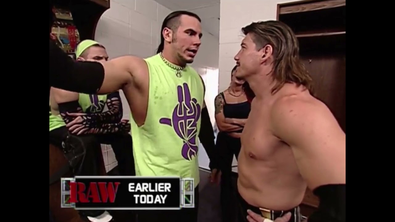 Backstage Segment Team Xtreme and Eddie Guerrero Raw 5/7/2001