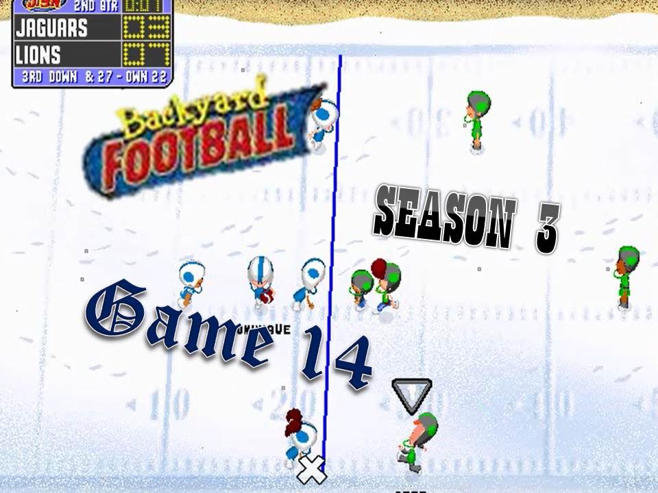 Backyard Football 1999 (PC) (SEASON 3) Game 14: Showdow in the Snow
