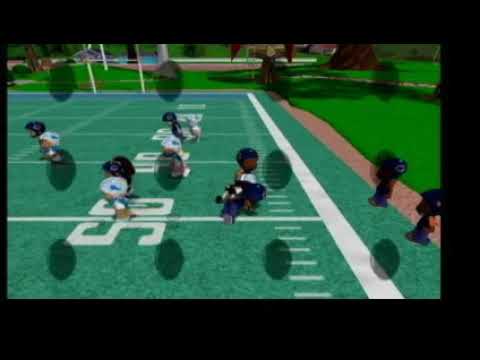 Backyard Football Gamecube Season Mode Lions vs Bears Game 1 season 1