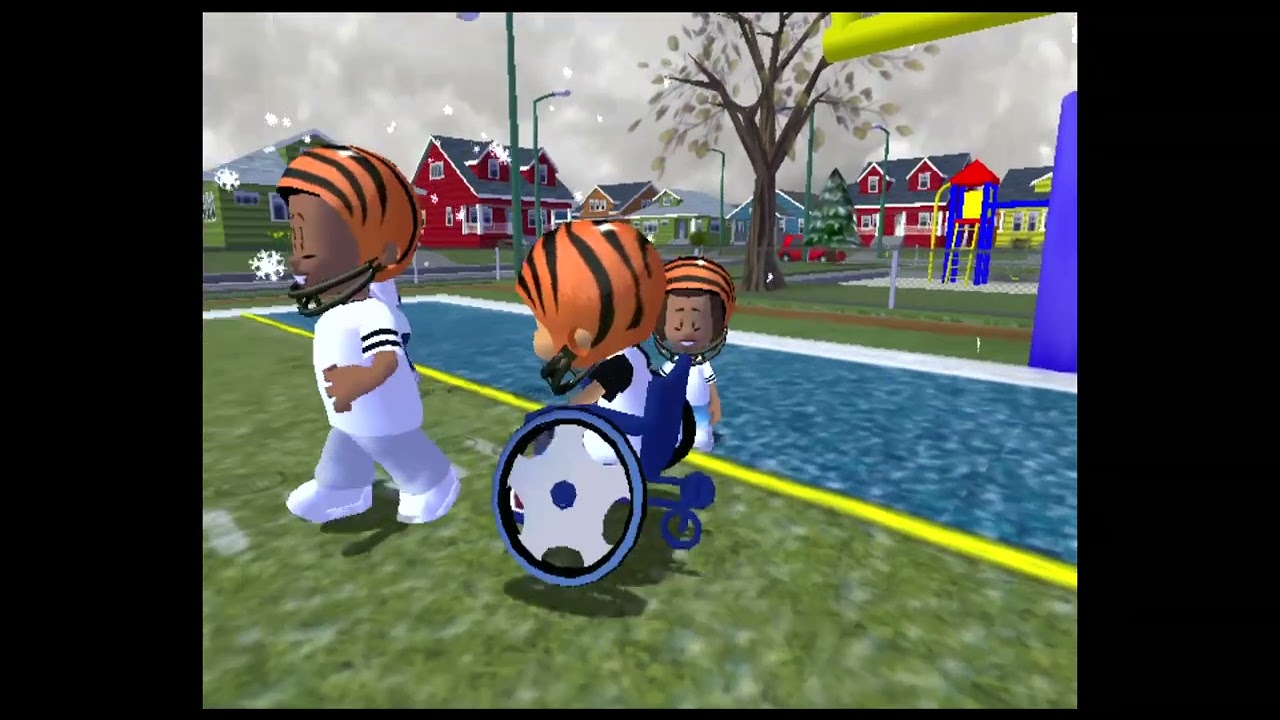 Backyard Football Gamecube Spectator Matches: Maria beats the Magnet