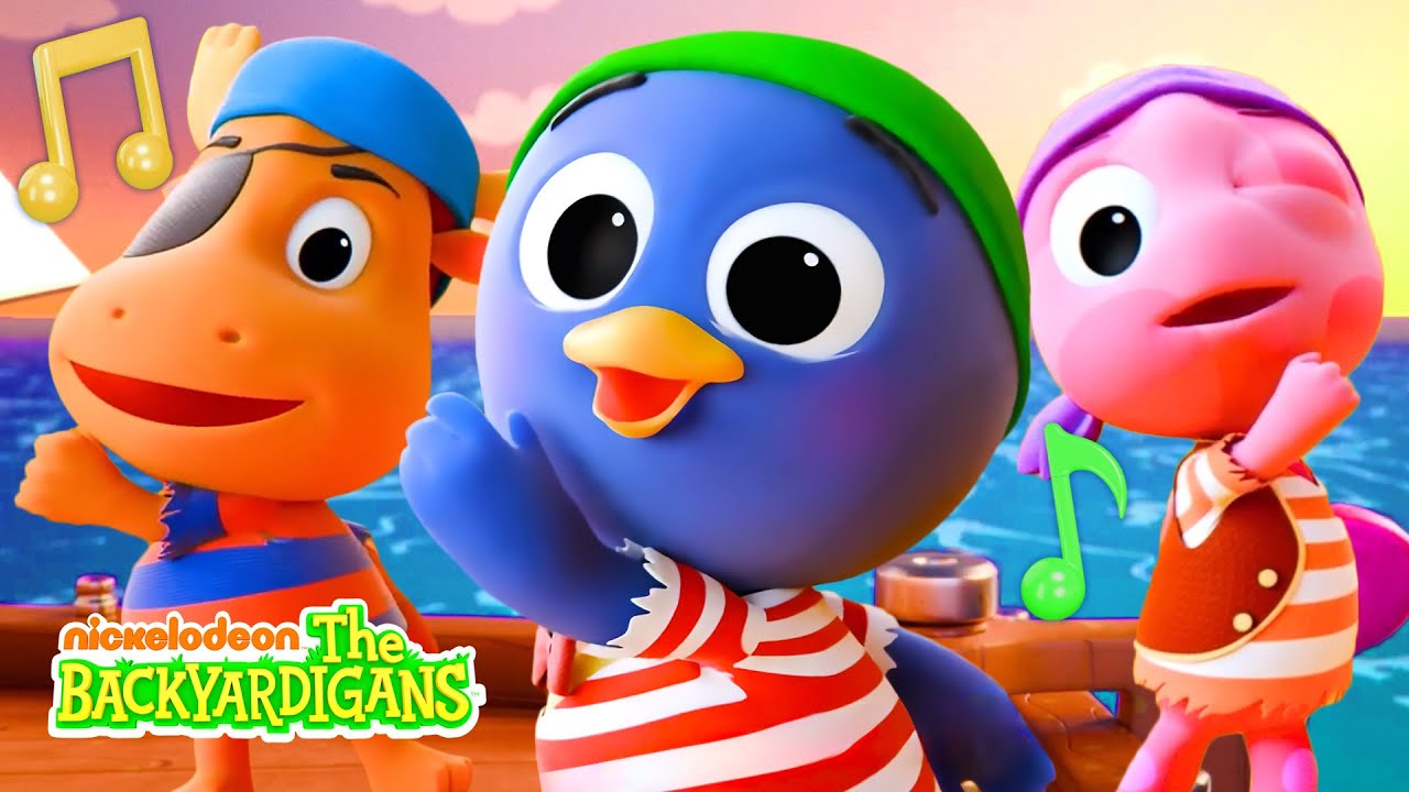 Backyardigans “A Pirate Says Arrr” Song! w/ Pablo, Uniqua & Tyrone | The Backyardigans
