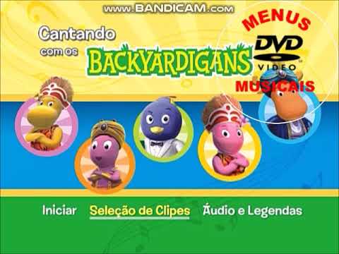 Backyardigans Cantando com os Backyardigans (Menu de DVD)