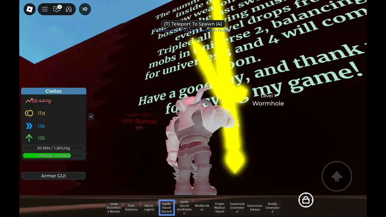 Bacon RPG - Centillion World .