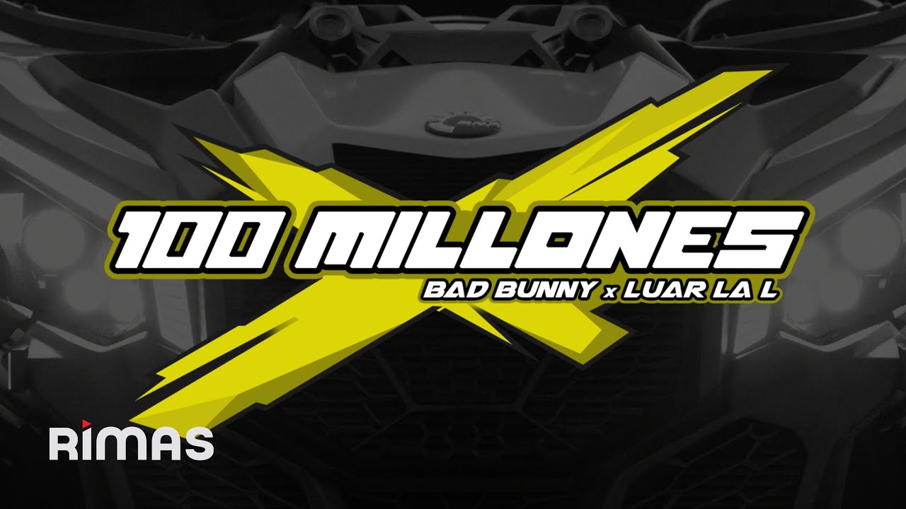 BAD BUNNY, LUAR LA L - 100 MILLONES  [Visualizer]