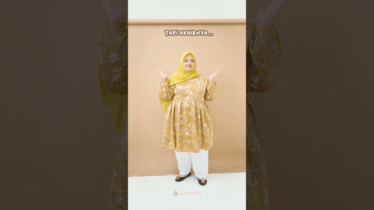 BADAN GEMUK PAKE GAMIS COCOK GAK YA?? | Curva by Sofia