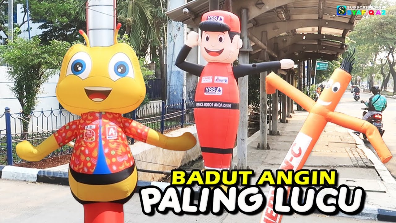 BADUT ANGIN BADUT LUCU JOGET Patah² ~ BONEKA ANGIN | SKY DANCER Super Gokil