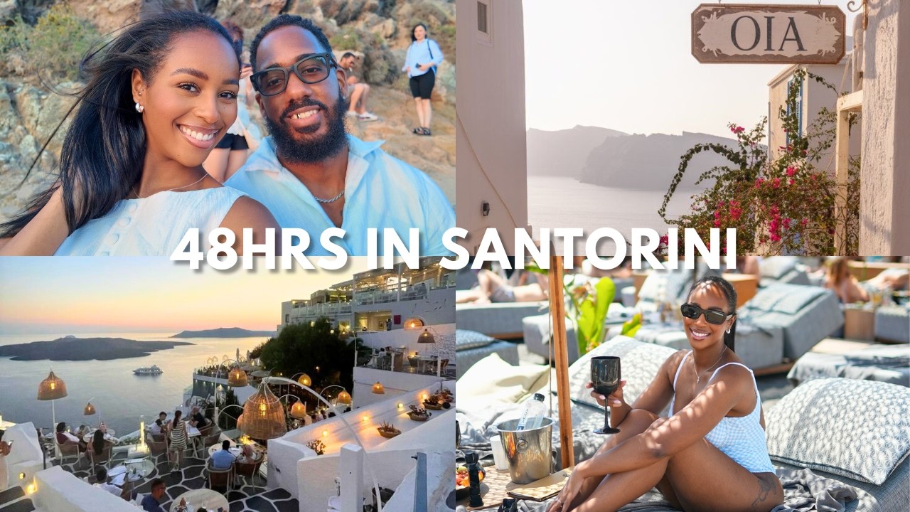 BAECATION TRIP TO SANTORINI: Sunset Dinners, Beach Clubs & Island Hopping