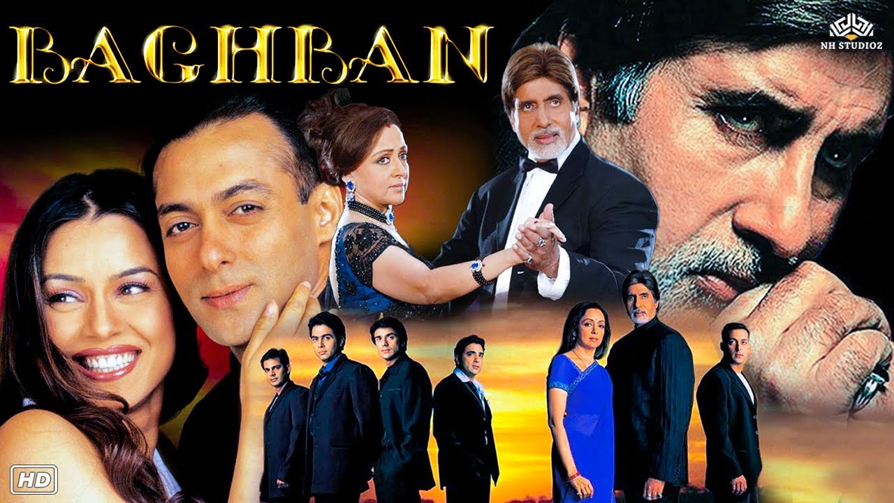 Baghban Hindi Romantic Full Love Story Movie | Amitabh Bachchan, Hema Malini, Salman Khan, Rimi Sen