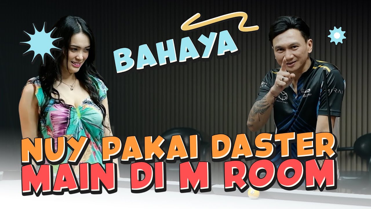 BAHAYA, NUY PAKE DASTER MAIN BILLIARD DI M ROOM-NYA ANJI ‼️