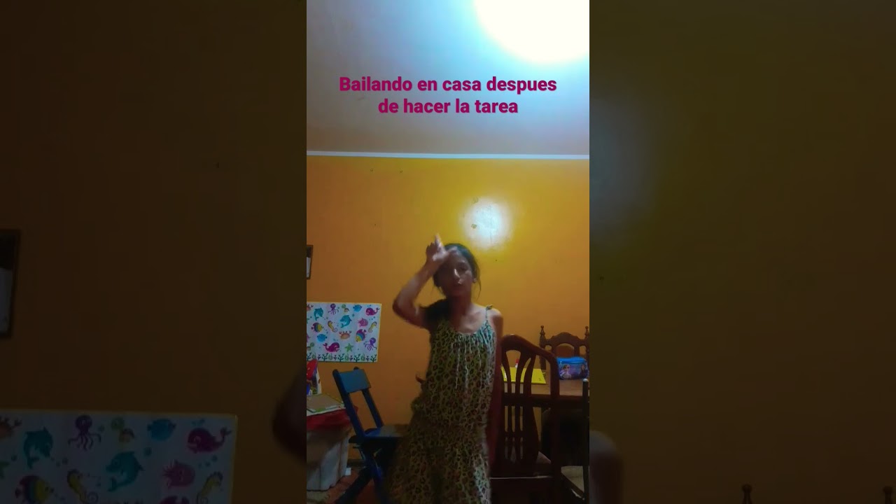 ##bailando en casa después de hacer la tarea