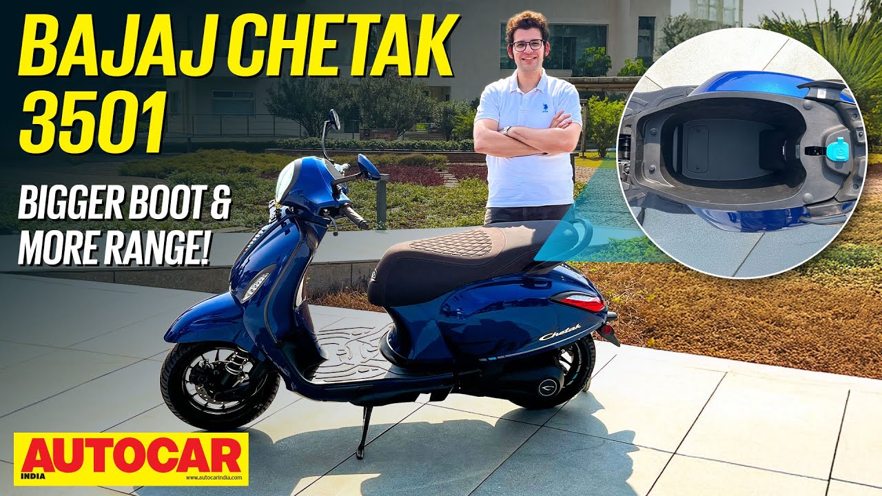 Bajaj Chetak 3501 - More features at the same price! | Walkaround | Autocar India