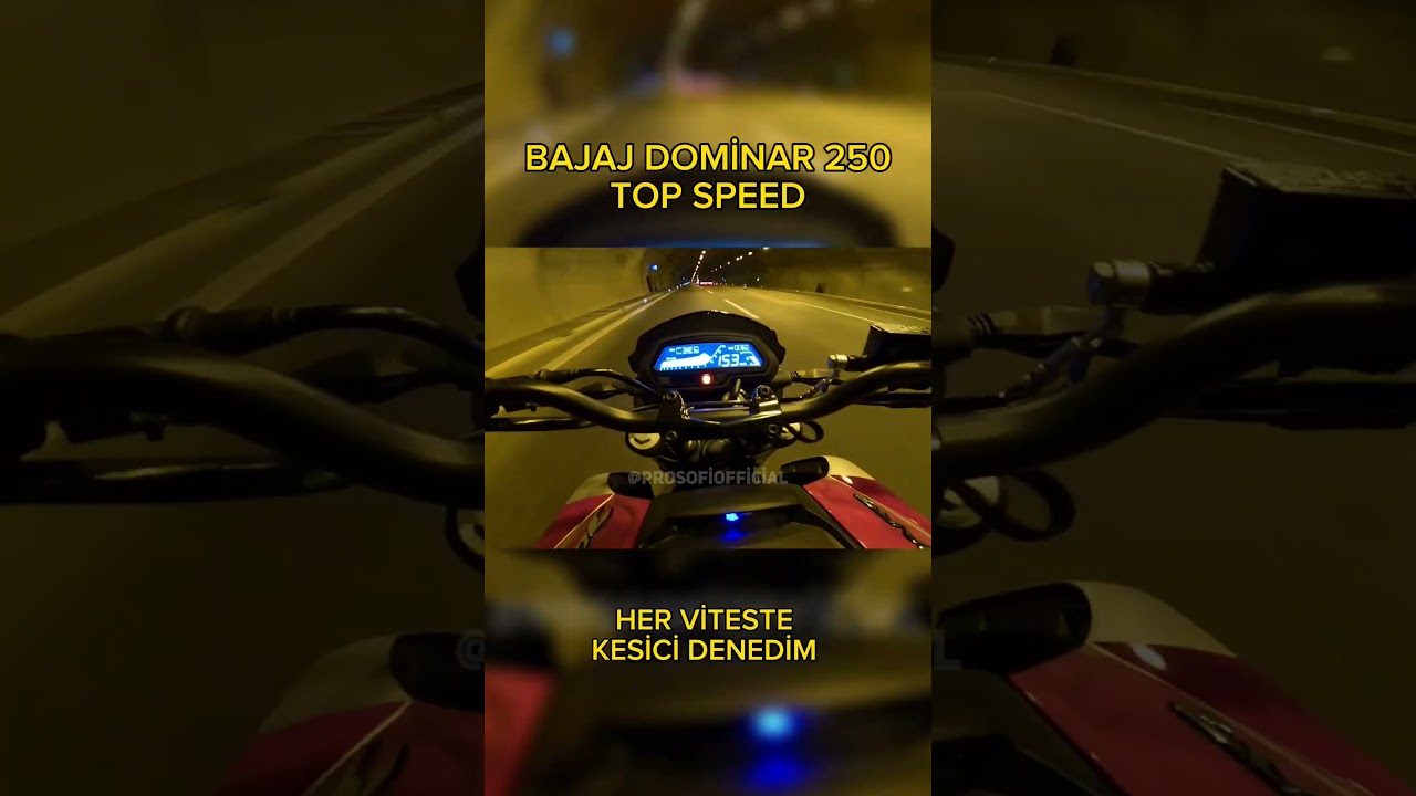 BAJAJ DOMİNAR 250 TOP SPEED !.. HER VİTESTE KESİCİ DENEDİM.. SENCE GİDİŞİ NASIL ?