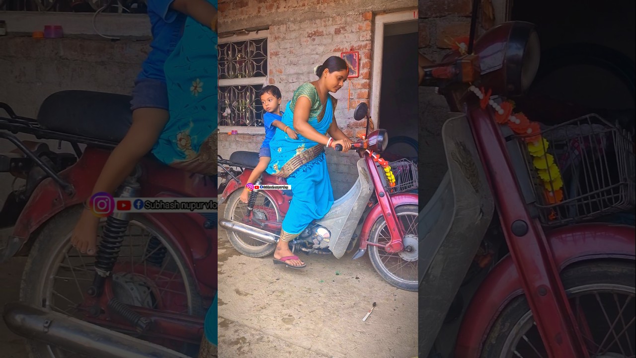 Bajaj M80 Kickstart and revving #bikeridding #bikekickstat #subhashnupurvlog#Kickstart#short
