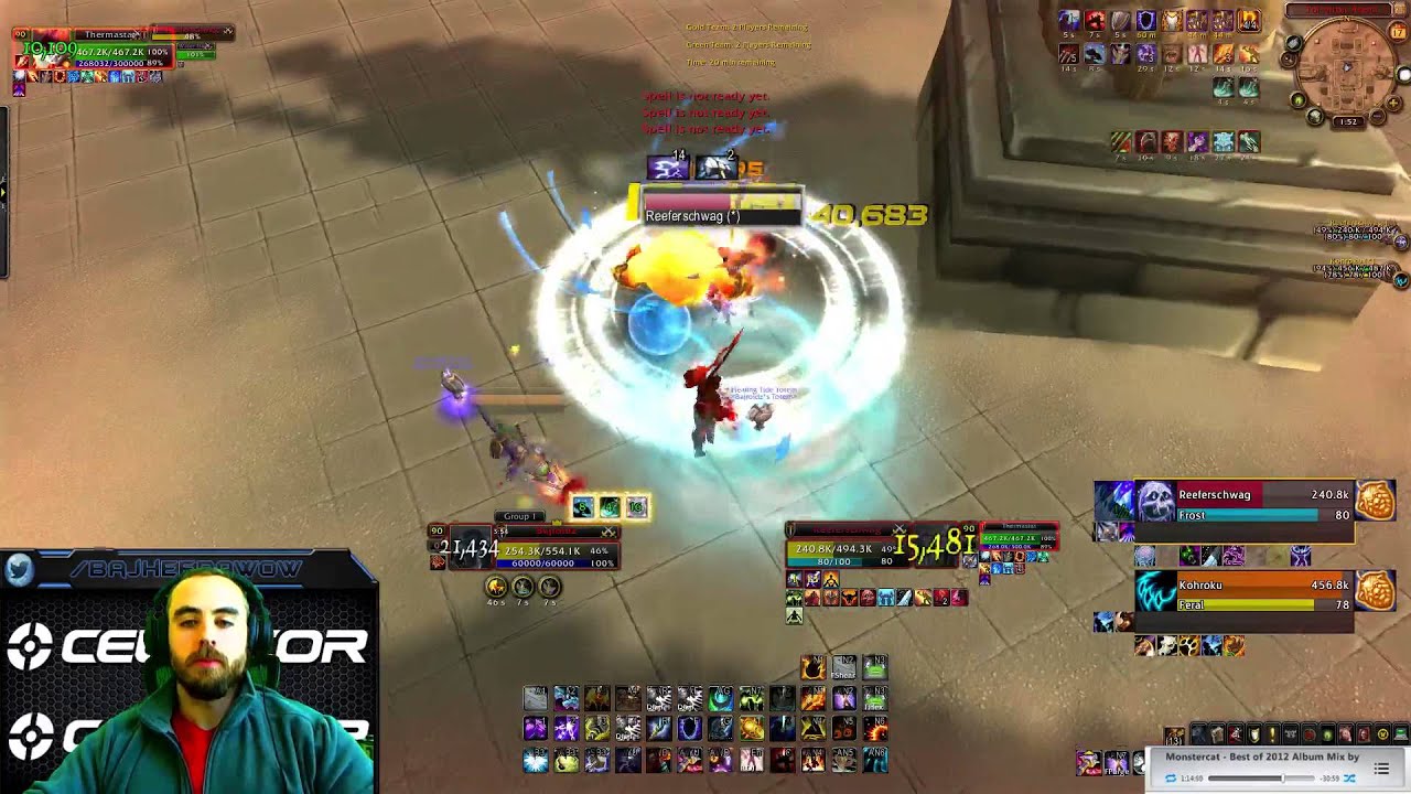 Bajroidz - 1-SHOT MACRO SAVES THE DAY! :D - 5.4 Enhancement Shaman PvP