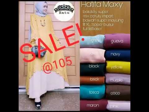 BAJU GAMIS HIJAB SYARI RATU HIJAB SOLO INDONESIA WHATSAPP 0899-8998-119
