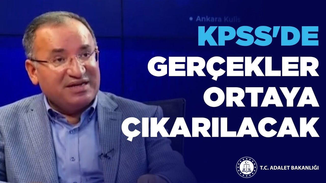 Bakan Bozdağ, iptal edilen 2022 KPSS ile ilgili konuştu.