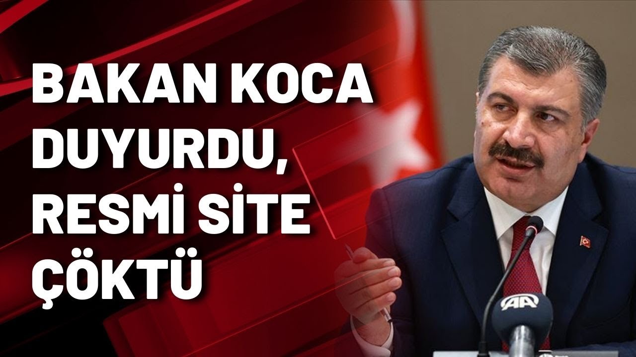 Bakan Koca duyurdu, resmi site çöktü: İşçi ve memurların tamamına aşı randevusu açıldı