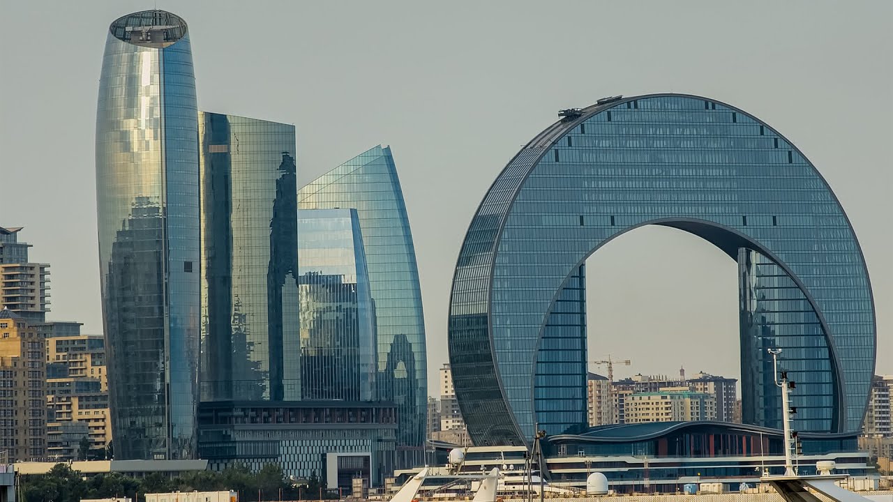 Baku Azerbaijan Summer 2023 Walking Tour in 4K!