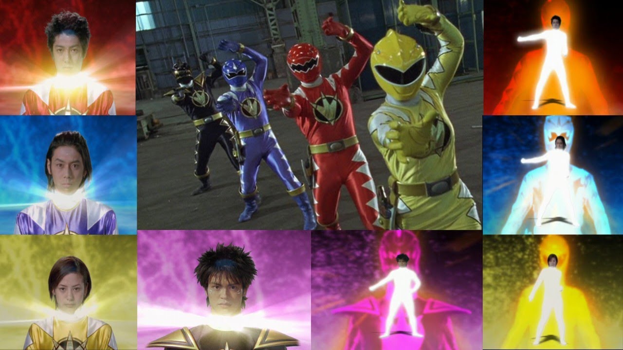 Bakuryuu Sentai Abaranger All Henshin & Roll Call Episode 1 - 25