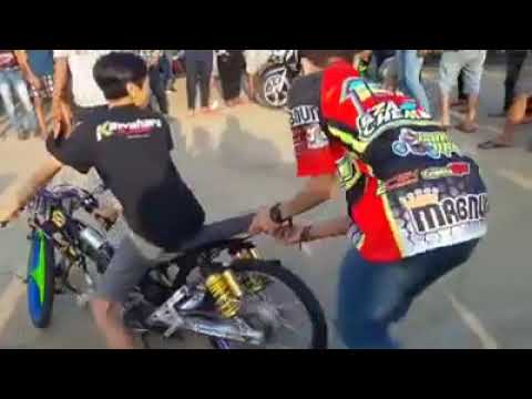 BALAP LIAR SATRIA FU VS VEGA R // ADUMEKANIK