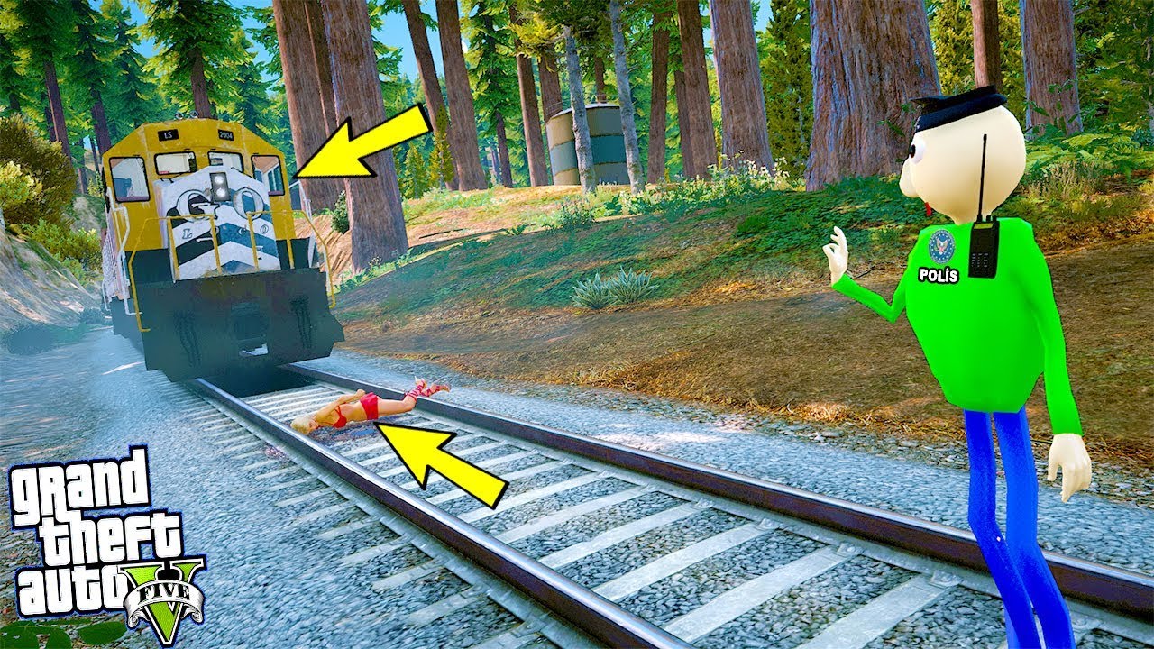 BALDİ TRENİ DURDUR VE ÇAL GÖREVİ! - GTA 5