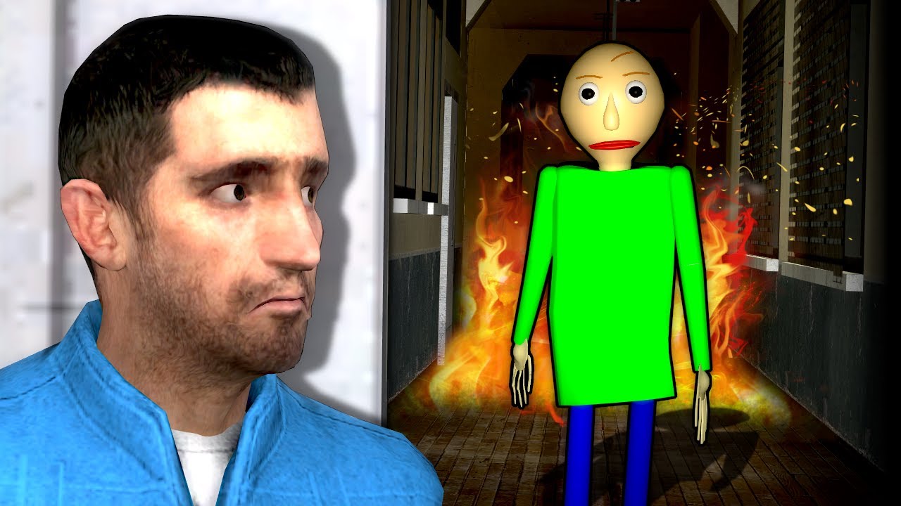 BALDI IS HUNTING ME... (Gmod)