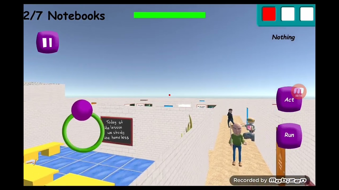 Baldi's Education in School 3D Android Normal Port BSODA Glitch