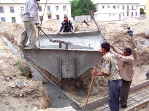 Balkanabat Turkmen Turk Kiz Lisesi temel atma