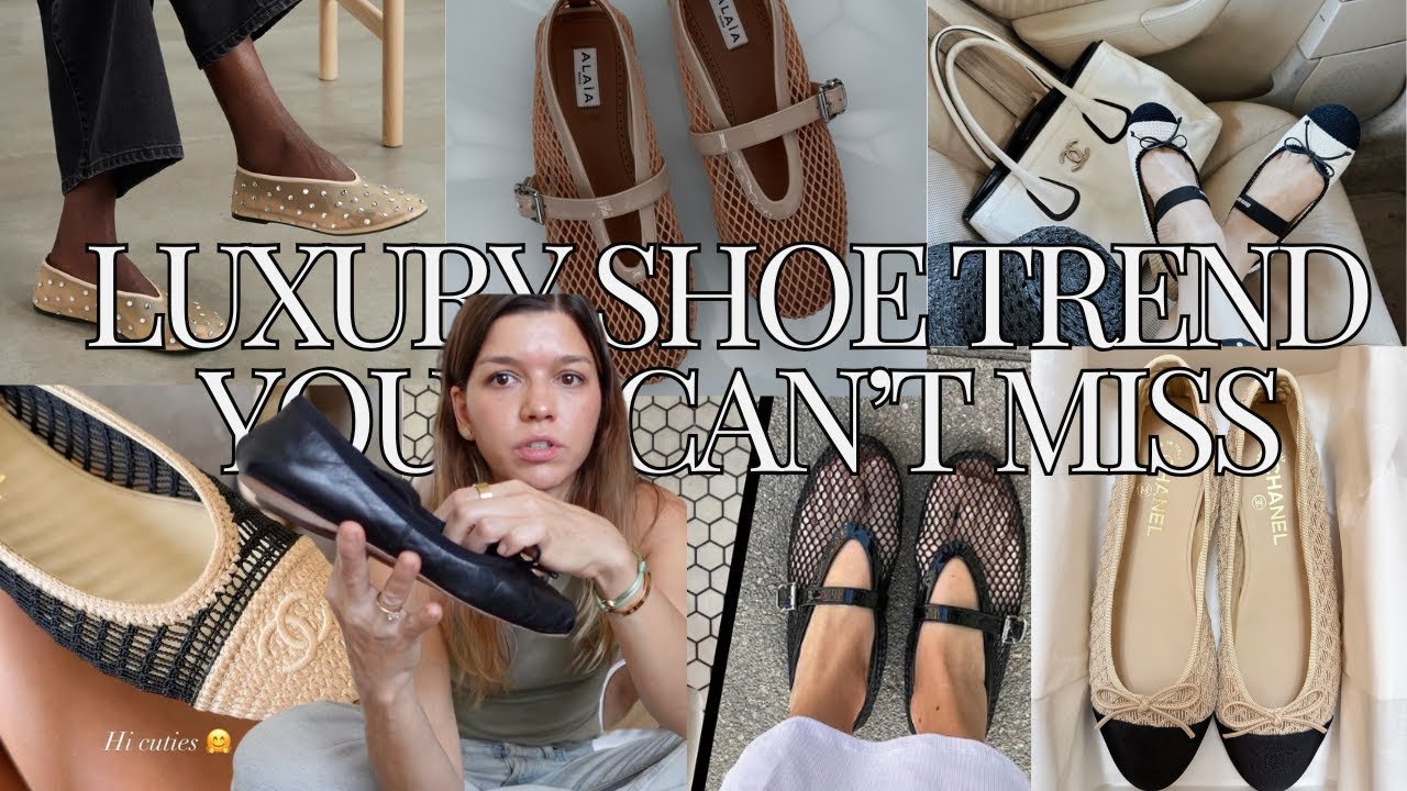 Ballet Flats Are Back | Luxury vs Budget Mesh Ballerina Trends | Chanel Mary Jane | Alaia Fishnet |