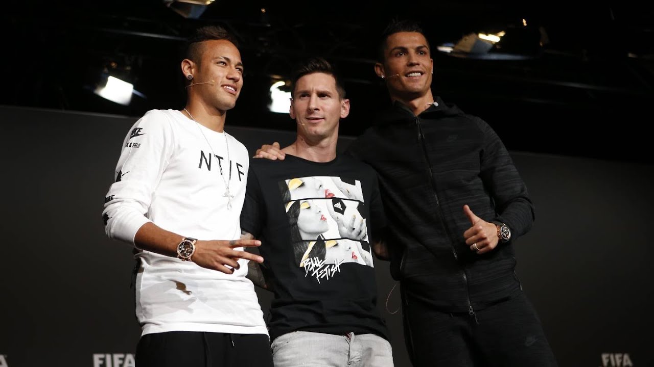 #BallondOr2015 - Rueda de prensa de Messi y Neymar antes de la gala
