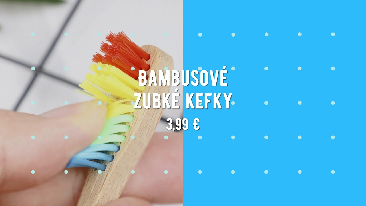 Bambusové zubké kefky