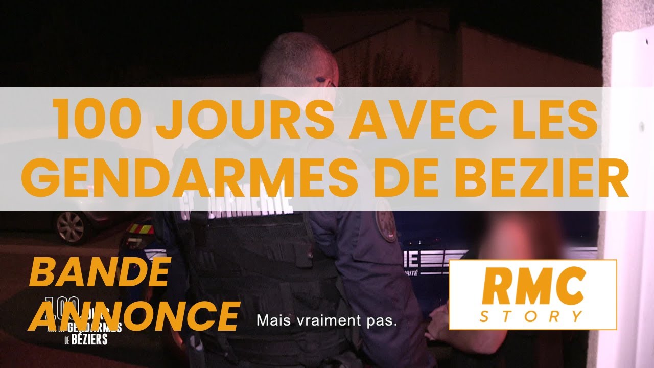bande annonce 100 jours avec les gendarmes de Béziers : Episode 1 sur RMC Story