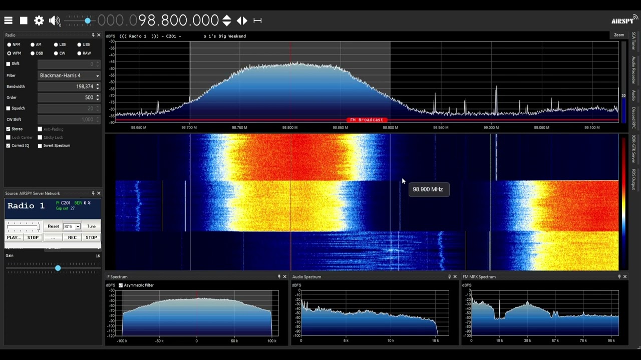 Bandscan of London, England [ Remote SDR ]
