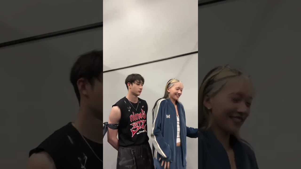 Bang Chan with Sister Hannah bahng